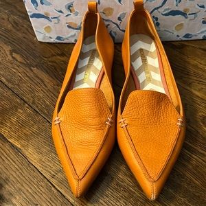 Orange Sz. 37.5 Nicholas Kirkwood Beya flats